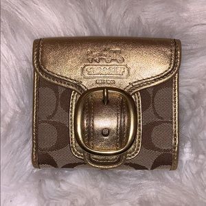 Authentic Coach Signature Wallet